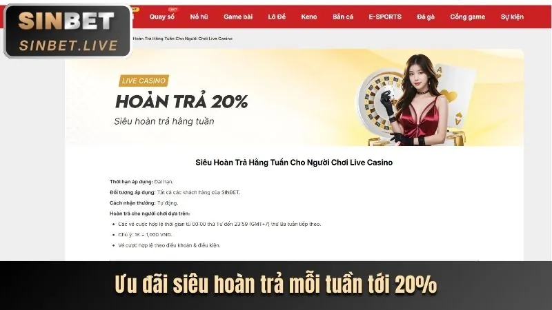 Giao diện cá cược trực tiếp